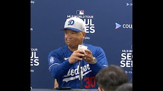 Otani, Betts, Freeman Dodgers Korea Press Conference Bloopers