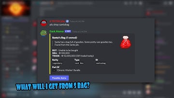 I Finally Got something Good from Santa Bag ( Dank Memer )