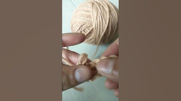 How to start second row for crocheting, shown for 5 chains