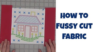 How to Fussy Cut Fabric and Sew Quilt Blocks and Napkins with Leah Day