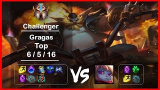 Top Gragas vs Poppy Patch 11.18