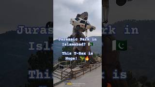  🦖 T-REX ATTACK! Car in Teeth at Dino Valley Islamabad 🚗💥 #shorts #dinovalleyislamabad #jurassicpark