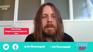 Happy Birthday Strike Map Uk From Matt Webb- Brighton And Hove District Tuc