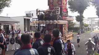 20130914‐1003やわたんまち神明神社にて祭典出発式