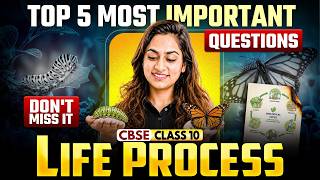 Top 5 Most Important Questions of Life Processes | Class 10 Science | Shivangi Ma'am