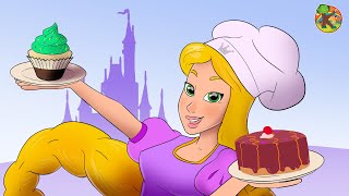 Prenses Rapunzel Masalları PASTACI | KONDOSAN Türkçe - Çizgi Film Çocuk Masalları Prenses Masalları
