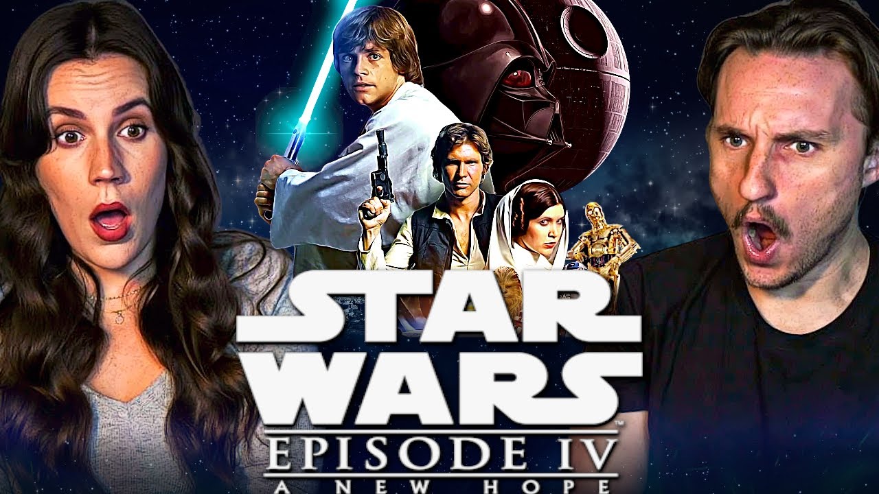 OUR FIRST STAR WARS! STAR WARS: EPISODE IV–A NEW HOPE (1977) | FIRST TIME WATCHING | MOVIE REACTION