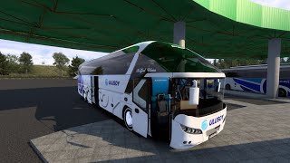 Euro Truck Simulator "ETS2" | Neoplan Skyliner | GamePlay!