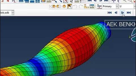 Abaqus getting started for beginners #4 :Natural frequency