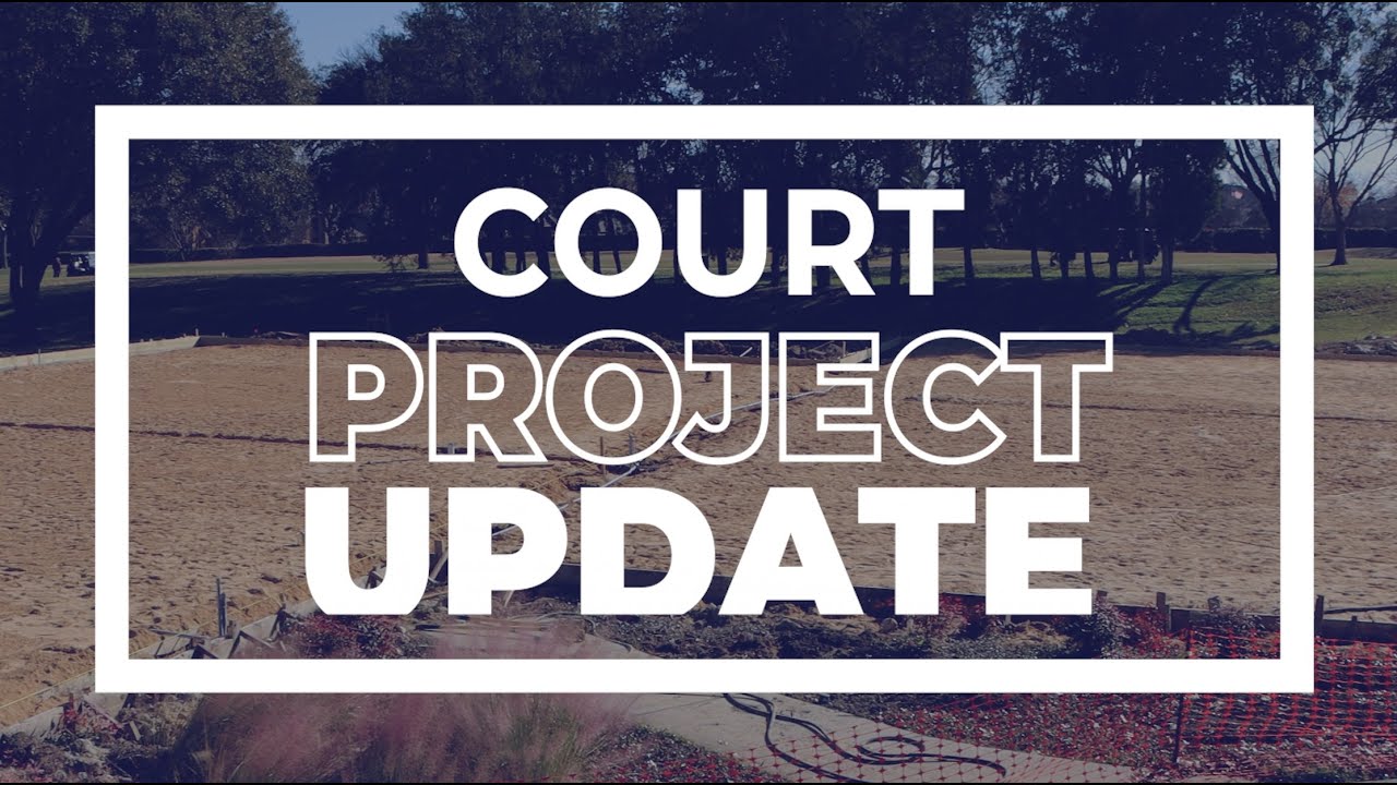 Tennis Court Project Update: January 7, 2025 - YouTube