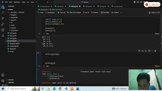 Belajar Numpy (pyton)Perkalian Dot Matrik TUGAS 6(Pertemuan7)
