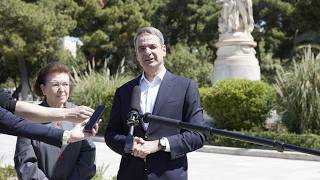 Επίσκεψη του Πρωθυπουργού Κυριάκου Μητσοτάκη στη Λεωφόρο Βασιλίσσης Όλγας