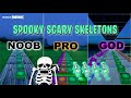 Spooky Scary Skeletons - Noob vs Pro vs God (Fortnite Music Blocks)