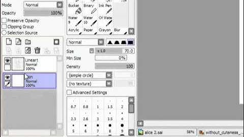 How To Color Anime (Paint Tool SAI) Version 2 (part 1)