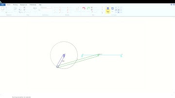 Simulation of CRANK-SLIDER Mechanism by Linkage software