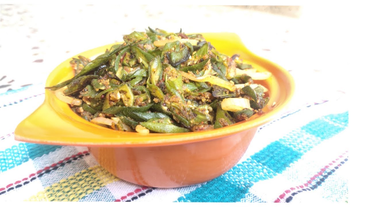Lady's Finger Fry Recipe Vendakkai Poriyal Bhindi Fry Okra Fry