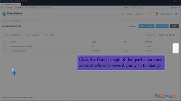 How to change the password of your email account in DirectAdmin
