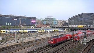 Hamburg, Hauptbahnhof (Central Station) (time lapse 4:1) - 4K (2160p) Ultra HD