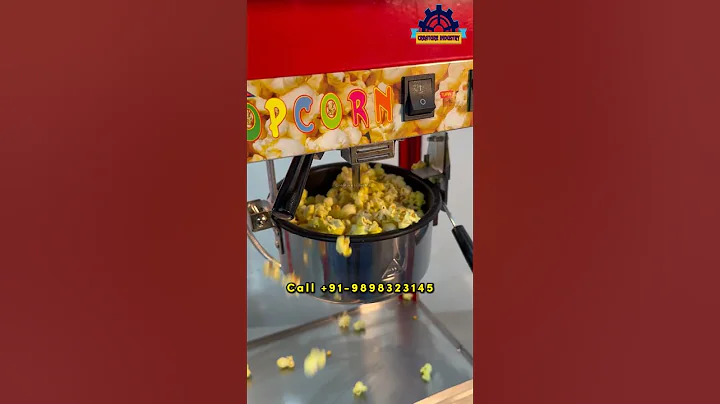 New Popcorn Maker 2025  Model | Automatic Popcorn Making Machine | Creature Industry 📞+91-9898323145