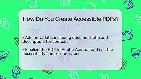 How Do You Create Accessible PDFs? - Everyday-Networking
