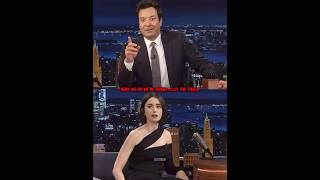 Jimmy Fallon Challenged Lily Collins Sing Wanna Be