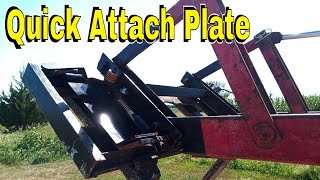 DIY Skid Steer Quick Attach Plate