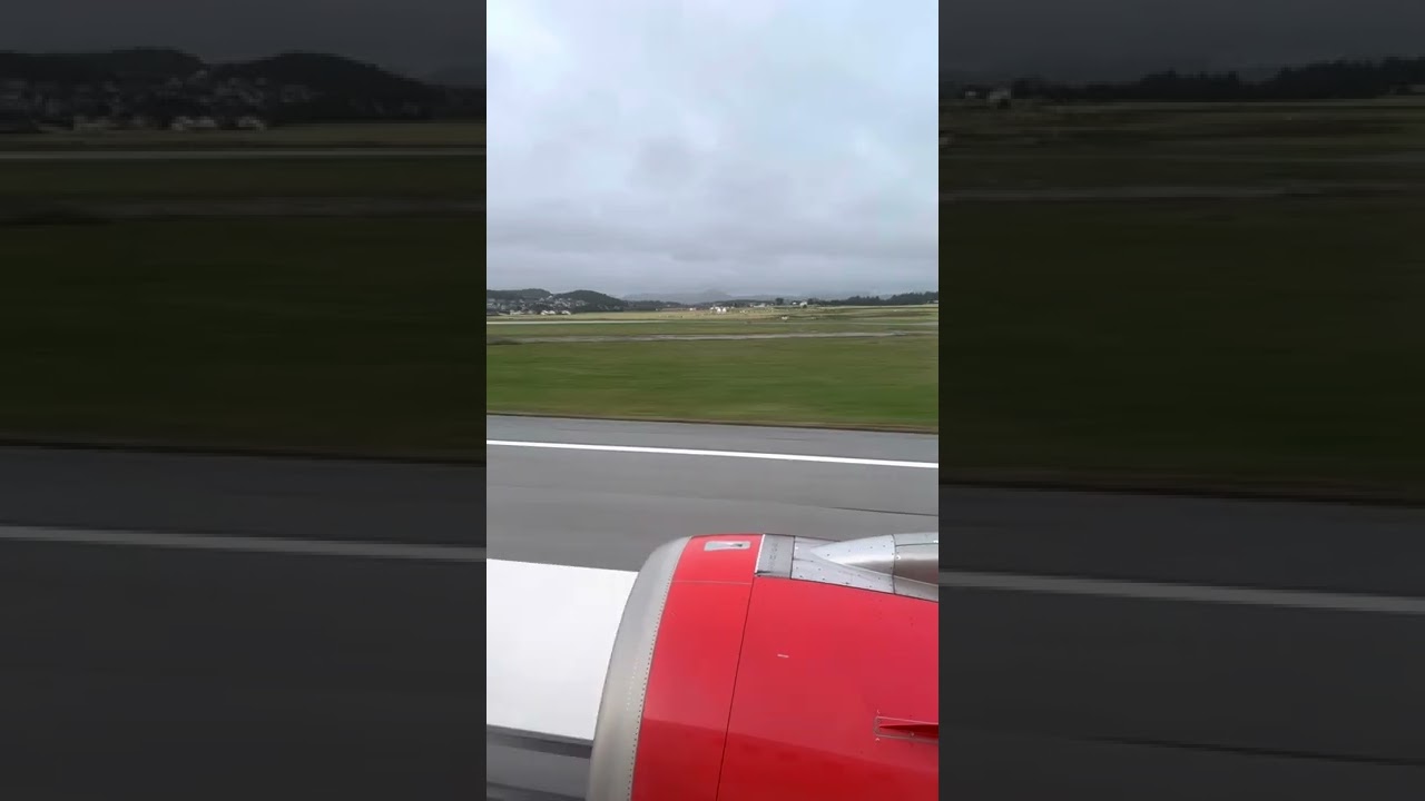 Hard landing at Sola lufthavn!!!