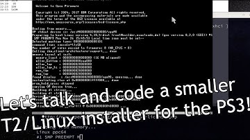 Coding a smaller T2/Linux installer, for the PS3 & other vintage systems!