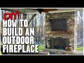 How To Build An Outdoor Fireplace In 20 Minutes | DIY