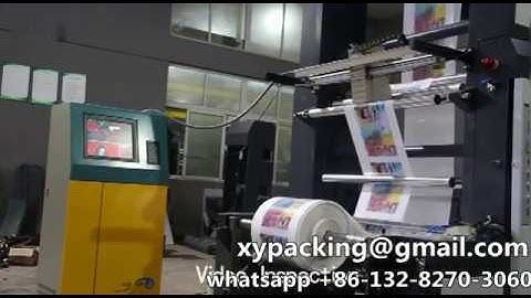 8 Color High Speed Flexographic  printing machine , 1400mm printing width