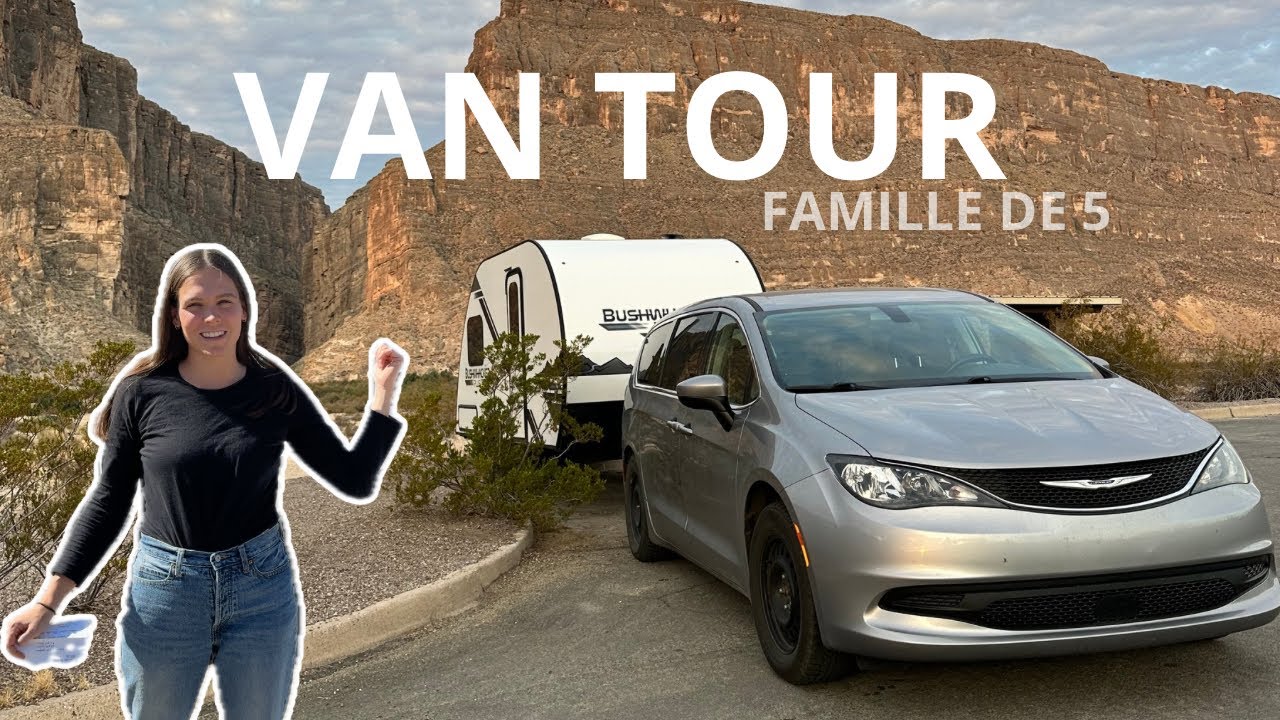 Vivre à 5 personnes dans 94pi2 (8,75m2) seulement ~ VAN TOUR MINIMALISTE ~ mini-maison nomade 