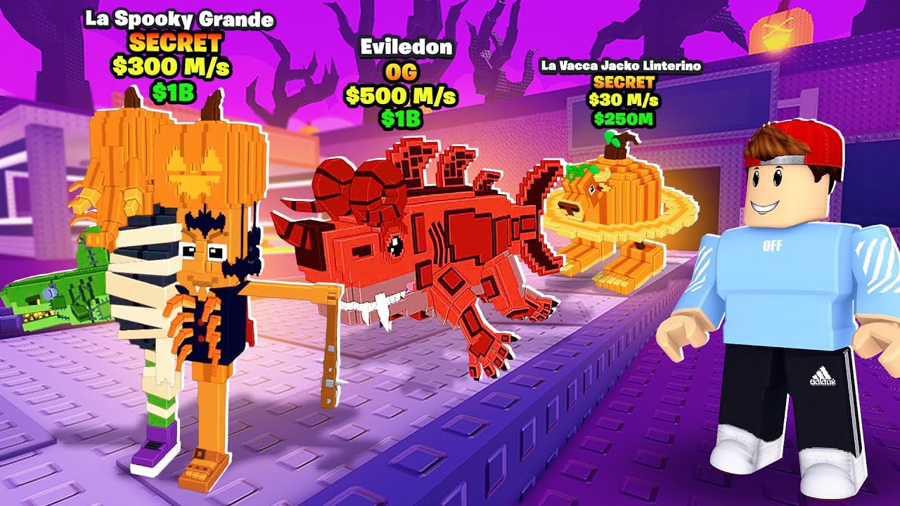 🔴 LIVE HALLOWEEN EVENT in STEAL A BRAINROIT!