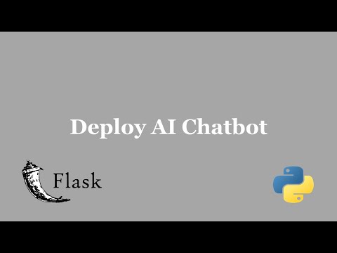 Flask tutorial Web Deploy Chatbot with Python | Machine Learning project Part 2 #chatbot