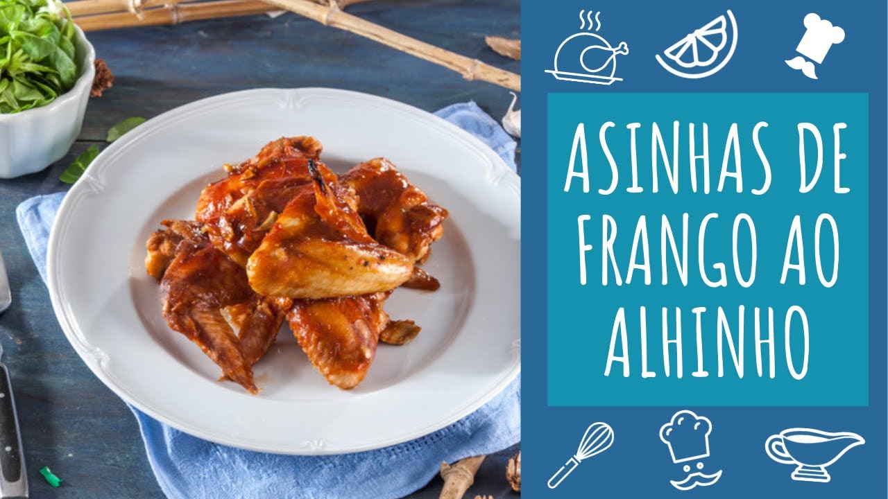 Asinhas de Frango ao Alhinho (receita rápida)