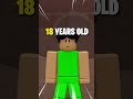 Roblox At Different Ages Shorts 