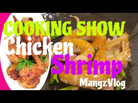 COOKING With MADAM CHICKEN SHRIMP MangzVlog 
