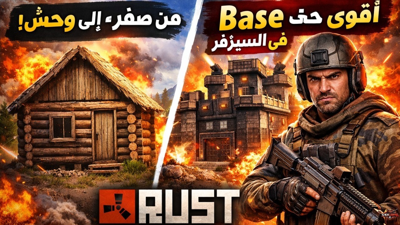🔴 بث مباشر  | 🏗️ من كوخ خشبي إلى قلعة مستحيلة الاختراق | Rust