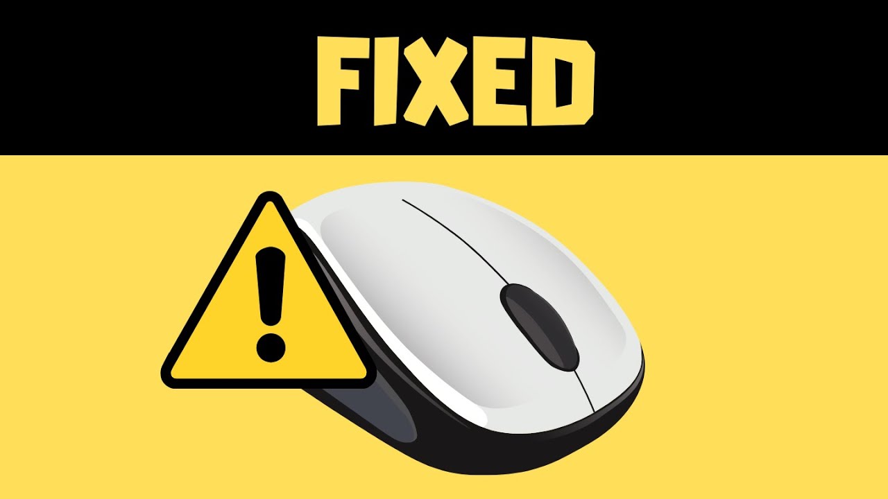 EASY FIX For Mouse NOT Working Or Responding In Windows Or Computer ...