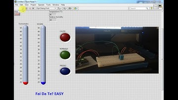 Temperatura e umidità dht11  LabVIEW, temperature and humidity arduino
