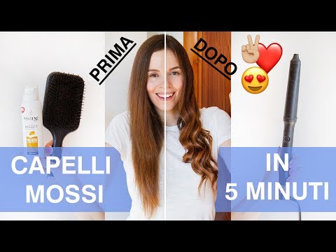 Capelli mossi FACILISSIMI e in 5 MINUTI: come fare le onde ai capelli! | Il mio tutorial capelli!