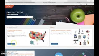 Gale in Context For Educators