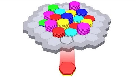 Hexa Block Drop - Color Sort (by Hitapps Games) IOS Gameplay Video (HD)