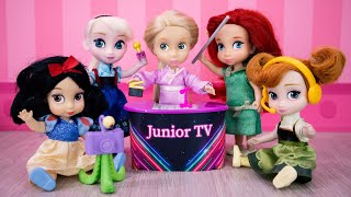 ¡Las Junior Montan un canal de televisión! | Princesas de Disney