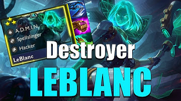 3 Star LeBlanc  Carry - Destroyer LeBlanc - I Team Fight Tactics - TFT - Set 8 I