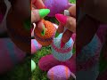 Colorful DIY Textured Eggs🥚| ASMR Sounds | No Talking |🤍