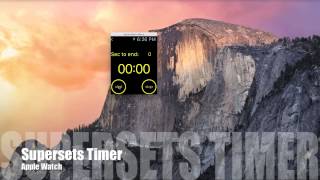 Supersets Timer - Apple Watch iPhone App screenshot 2