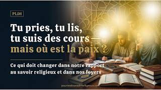 Tu pries, tu lis, tu suis des cours mais où est la paix ?