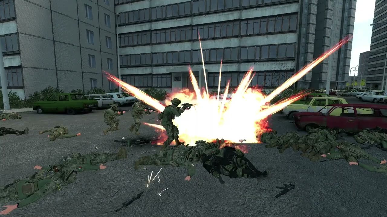 Garry's Mod Ejército Mexicano (CoD MW:II) vs Russian Loyalists (MW2)