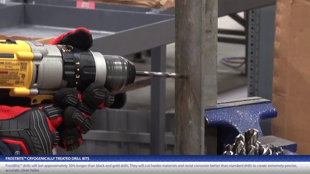 FrostBite™ Cryogenically Treated Drill Bits