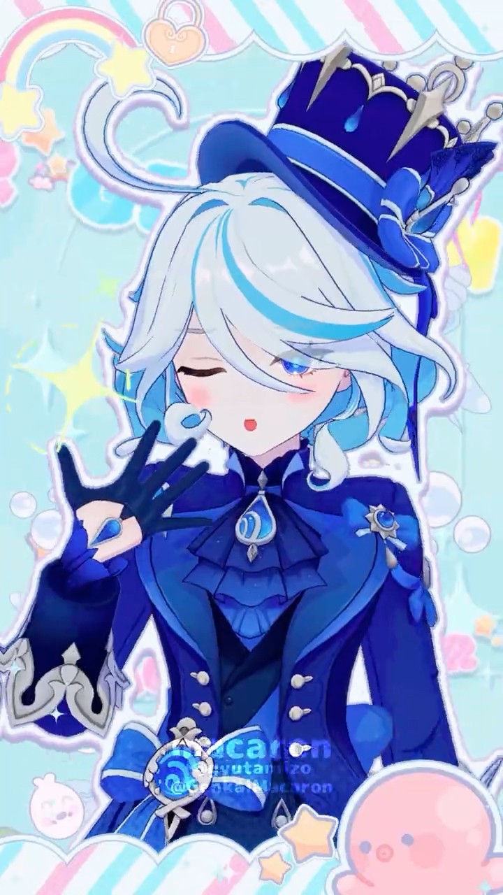 💧フリーナ ナヴィア🌹／おつかれSUMMER【原神/MMD/Genshin impact